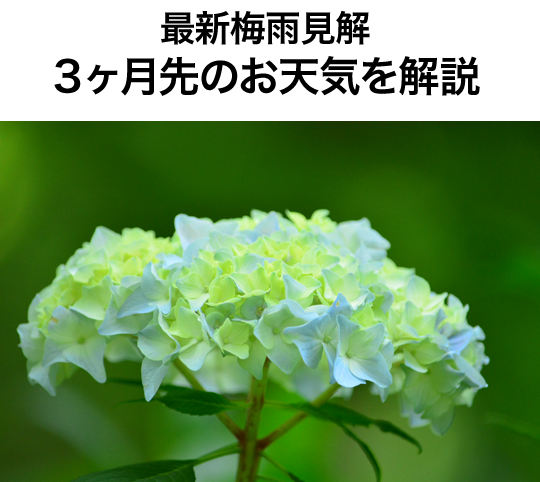 最新梅雨見解 Au天気